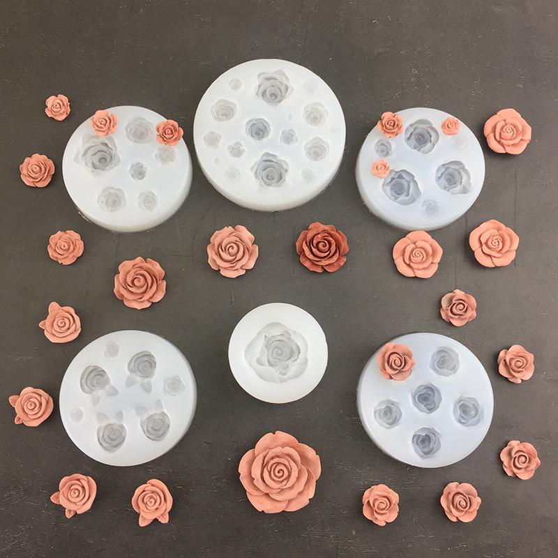 3D Rose Flower Shape Leaf Sili - Candle Making Tutorial 评论和价格