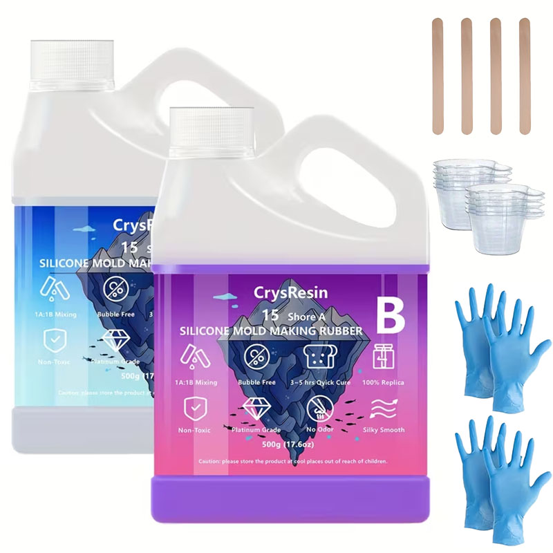 500ml 2 Bottles Liquid Silicon - Candle Making Kits 评论和价格
