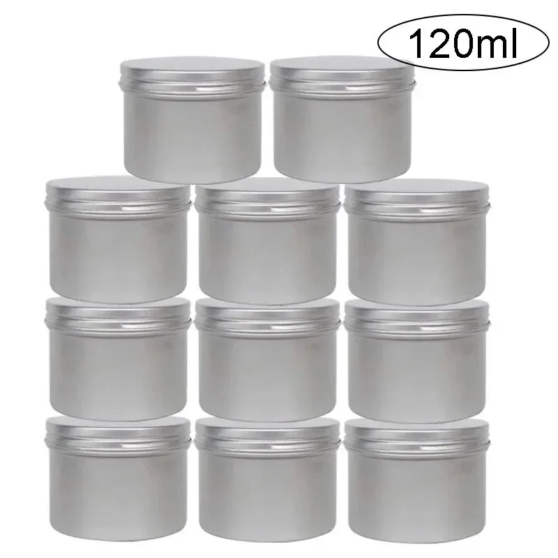 120ml 6/12/18/24/48Pcs Aluminu - Tin Container Lid 评论和价格