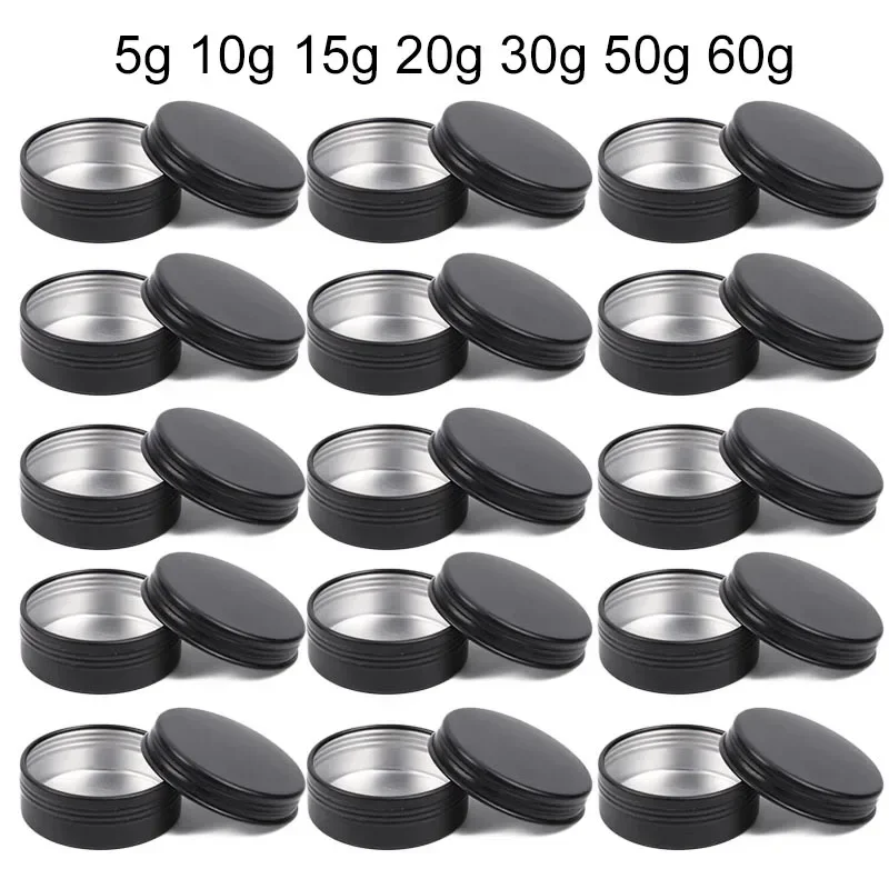 50Pcs Black Empty Candle Jars  - Tin Container Lid 评论和价格