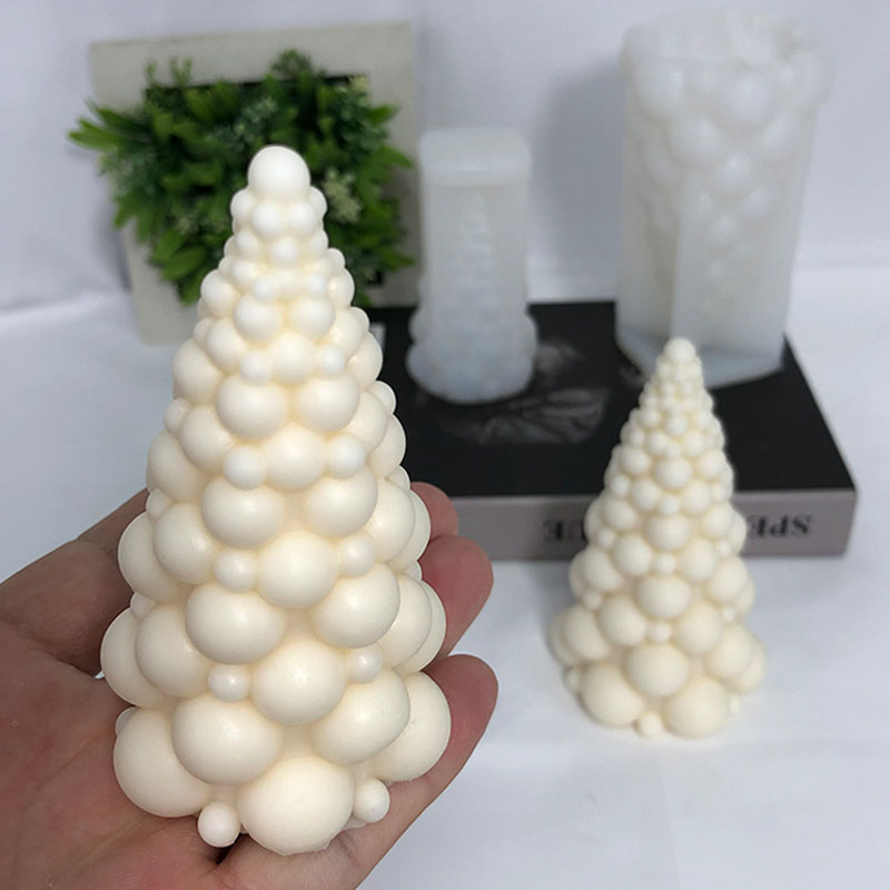 3D Bubble Christmas Tree Silic - Candle Making Kits 评论和价格