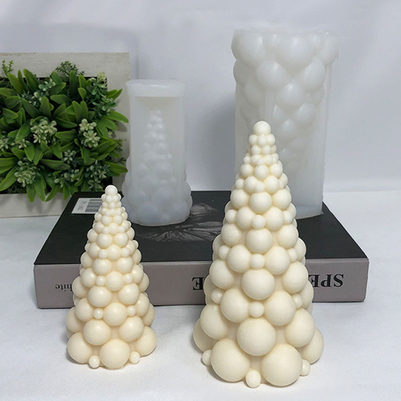 3D Bubble Christmas Tree Silic - Candle Making Kits 评论和价格