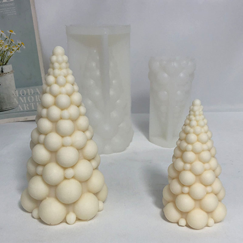 3D Bubble Christmas Tree Silic - Candle Making Kits 评论和价格