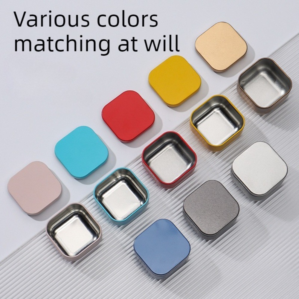 20PCS Empty Square Candle Jars - Tin Container Lid 评论和价格