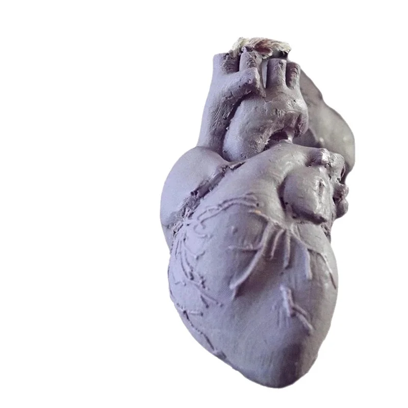 DIY Human Heart Silicone Candl - Candle Making Kits 评论和价格