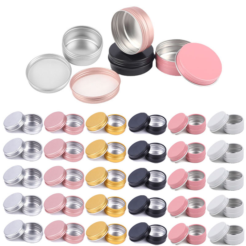 10Pcs 5g 10g 15g 20g 30g 50g 6 - Tin Container Lid 评论和价格