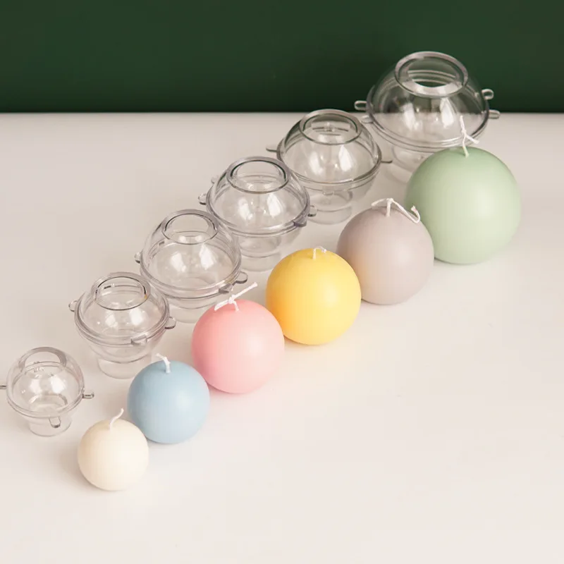 5-8cm Spherical Candle Plastic - Candle Making Kits 评论和价格