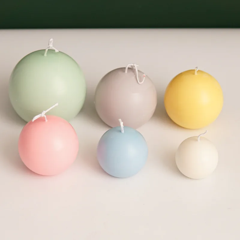 5-8cm Spherical Candle Plastic - Candle Making Kits 评论和价格