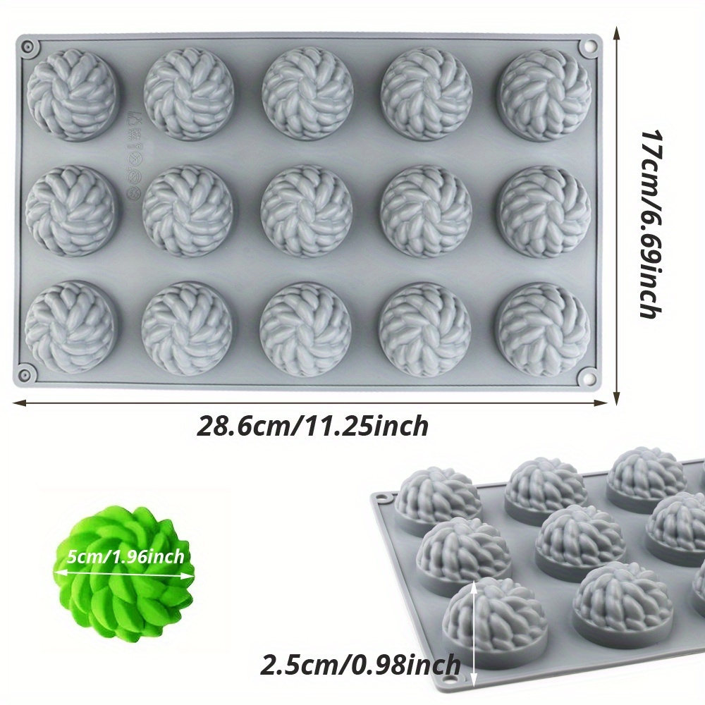 1Pc Cake Mold Santa Ana Floral - Candle Making Jug 评论和价格