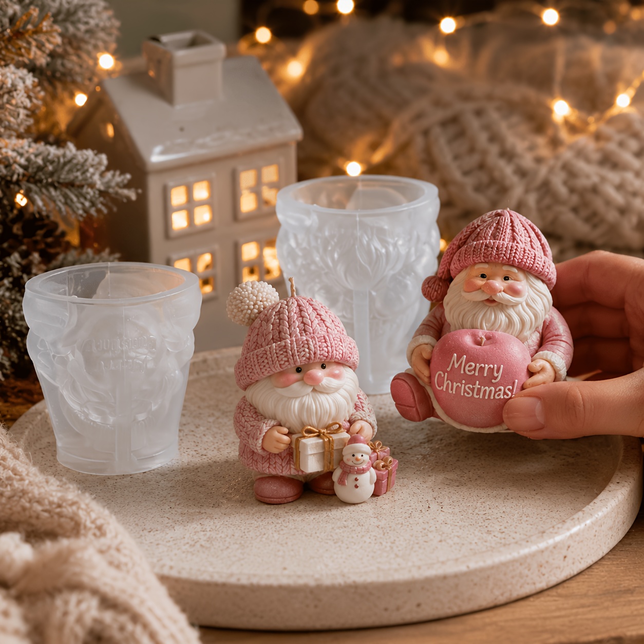 Xmas Holiday Gnome Silicone Ca - Candle Making Kits 评论和价格