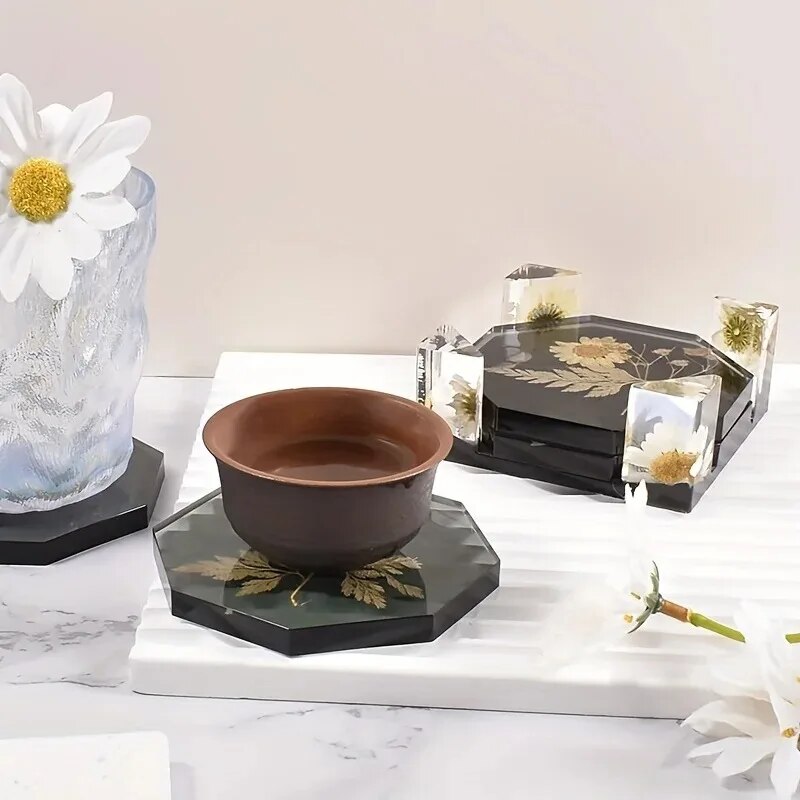 Coaster Resin Molds Set Includ - Candle Making Jars With Lids 评论和价格