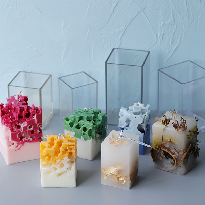 3D Square Rectangle Column Can - Candle Making Kits 评论和价格