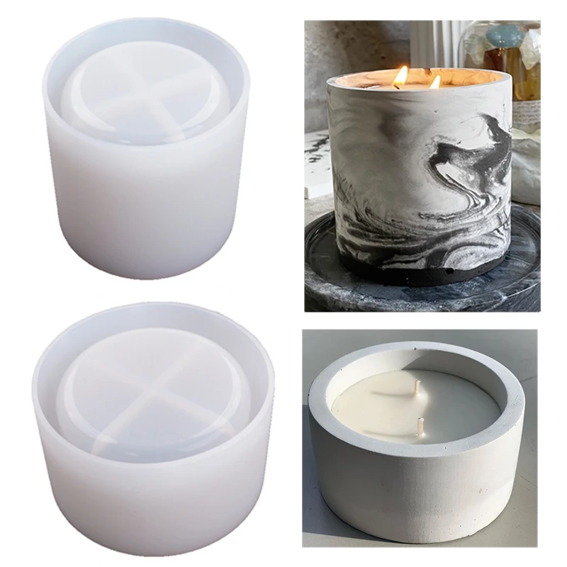 3 Sizes Round Cement Concrete  - Candle Making Jug 评论和价格